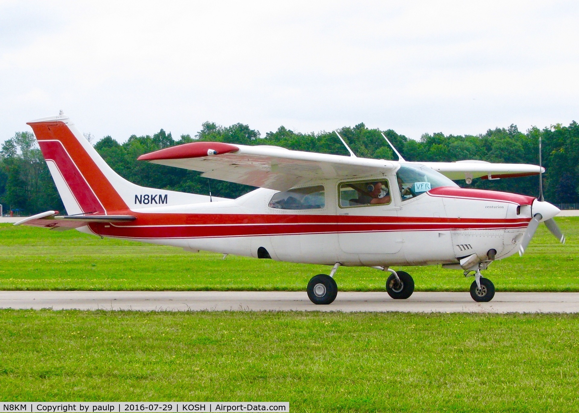 N8KM, 1974 Cessna T210L Turbo Centurion C/N 21060260, At Oshkosh.