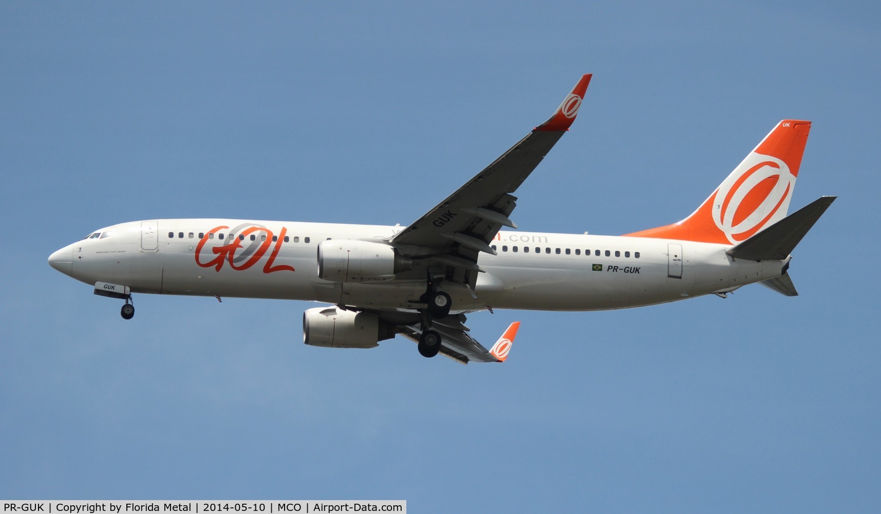 PR-GUK, 2011 Boeing 737-8EH C/N 35852, GOL 737-800