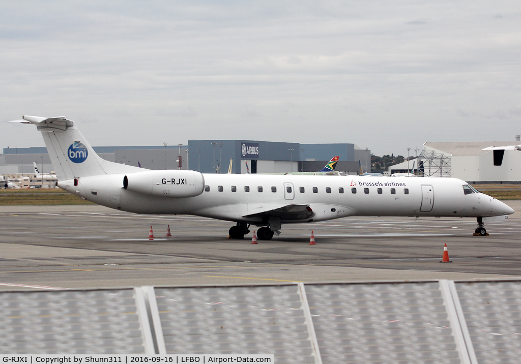 G-RJXI, 2001 Embraer EMB-145EP (ERJ-145EP) C/N 145454, Parked at the Old Terminal...