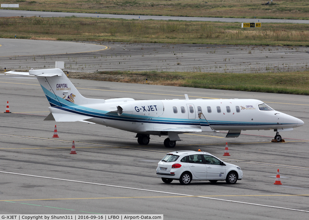 G-XJET, 2006 Learjet 45 C/N 45-311, Parked at the General Aviation area...