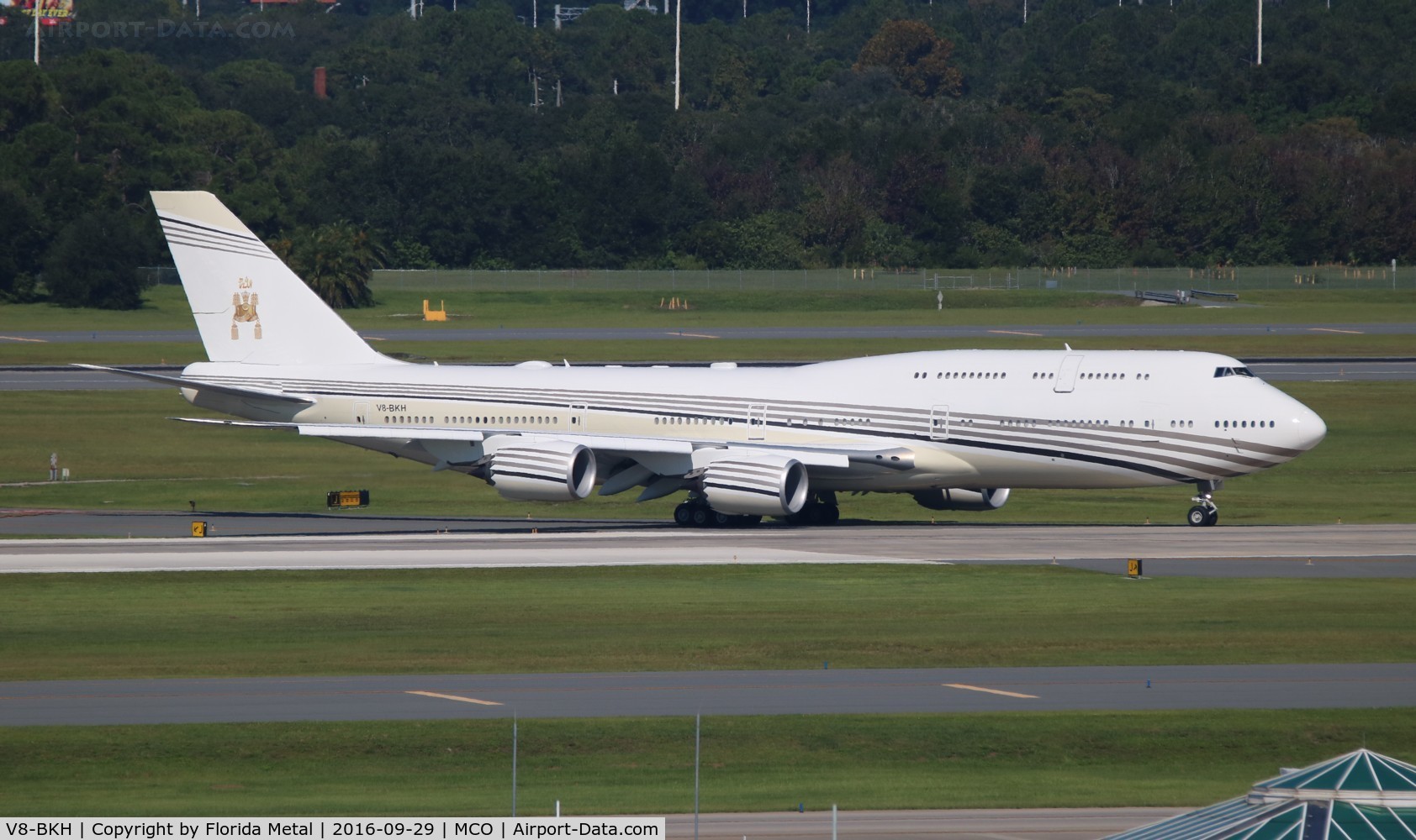 V8-BKH, 2012 Boeing 747-8LQ BBJ C/N 41060, Sultan of Brunei