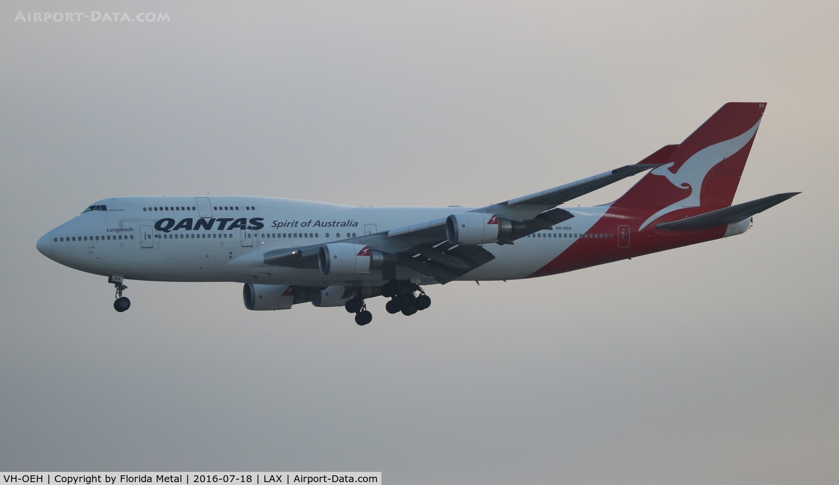 VH-OEH, 2003 Boeing 747-438/ER C/N 32912, Qantas