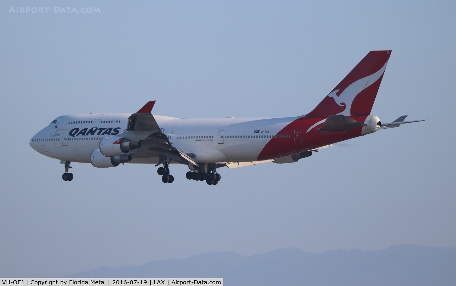 VH-OEJ, 2003 Boeing 747-438/ER C/N 32914, Qantas