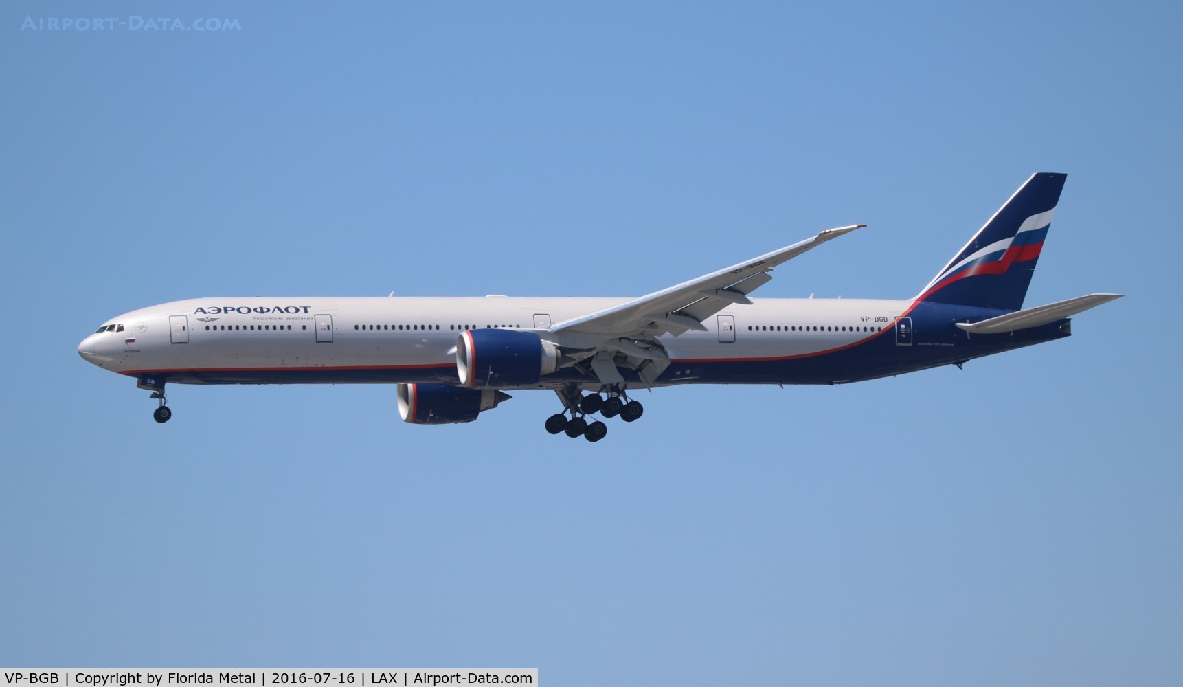 VP-BGB, 2012 Boeing 777-3M0/ER C/N 41679, Aeroflot