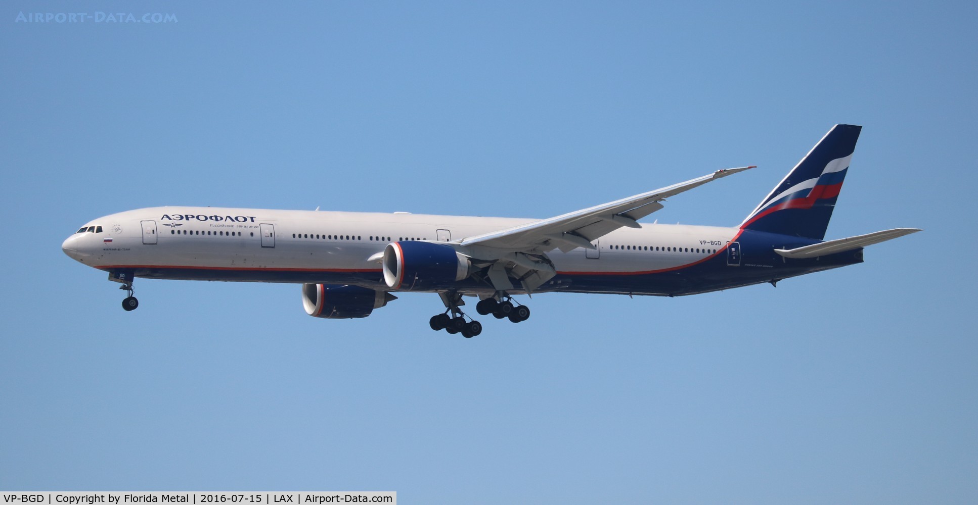 VP-BGD, 2013 Boeing 777-3M0/ER C/N 41681, Aeroflot