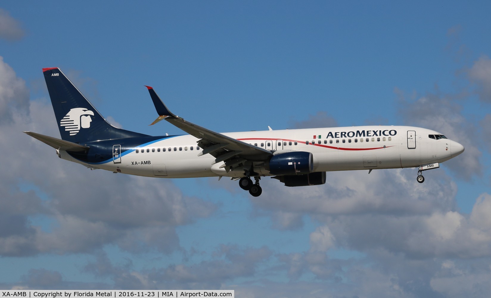 XA-AMB, 2013 Boeing 737-852 C/N 36703, Aeromexico