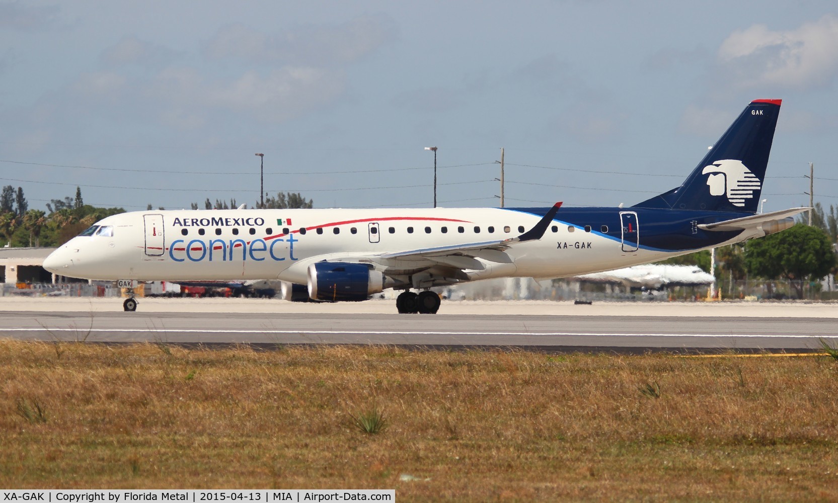 XA-GAK, 2014 Embraer 190LR (ERJ-190-100LR) C/N 19000673, Aeromexico