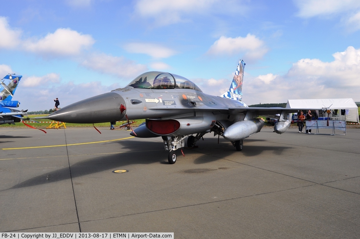 FB-24, General Dynamics F-16BM Fighting Falcon C/N 6J-24, F-16 Belgian Air Force