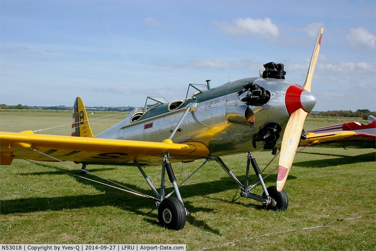 N53018, 1941 Ryan Aeronautical ST3KR C/N 1164, Ryan Aeronautical ST3KR, Static display, Morlaix-Ploujean airport (LFRU-MXN) air show 2014
