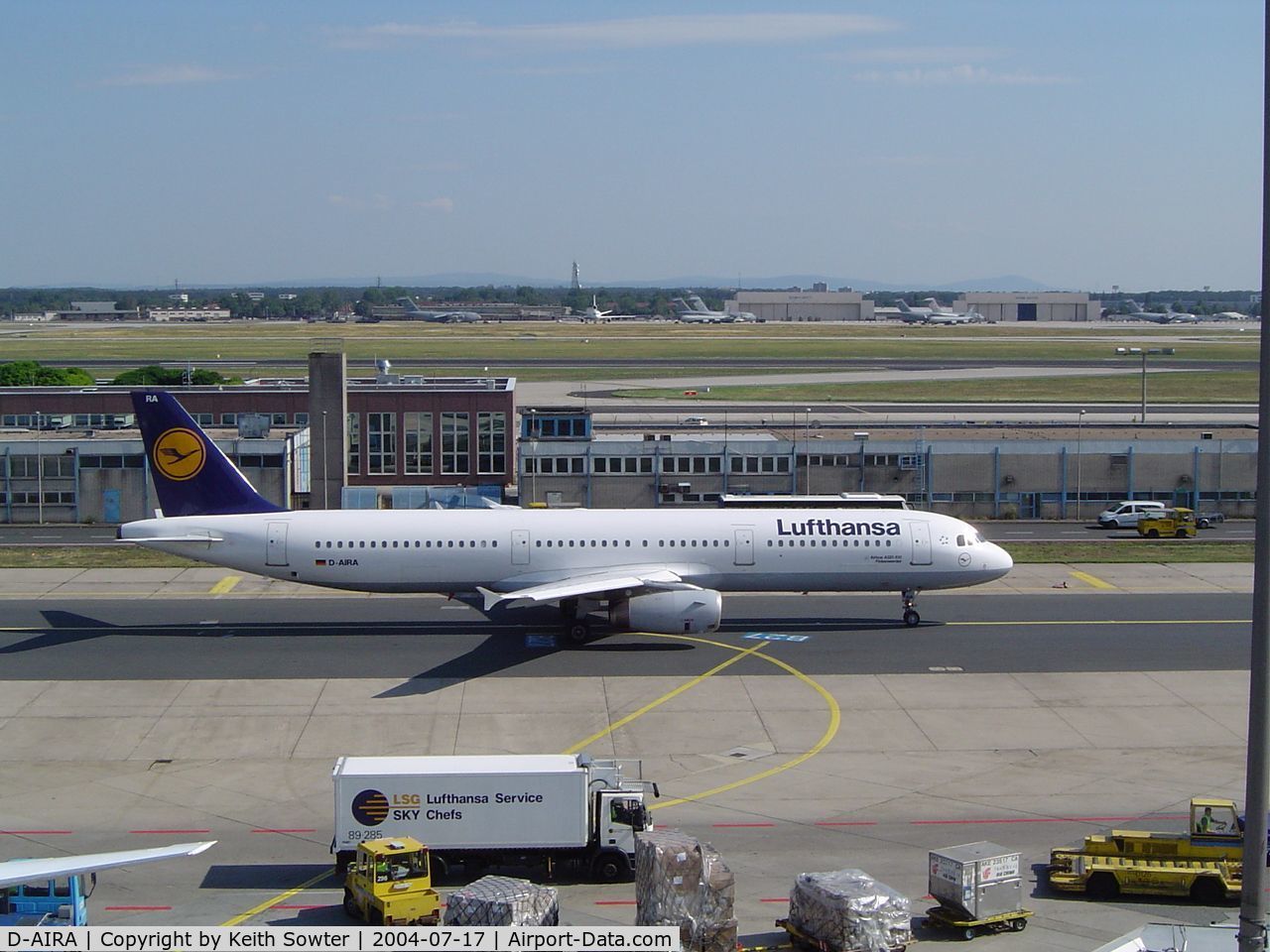 D-AIRA, 1993 Airbus A321-131 C/N 0458, Frankfurt