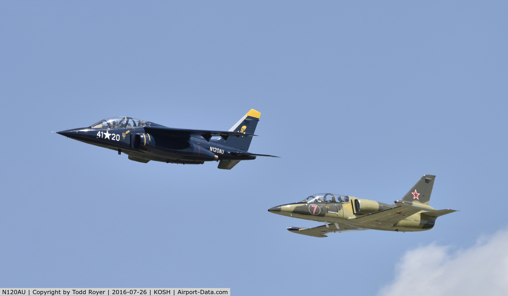 N120AU, 1981 Dassault-Dornier Alpha Jet A C/N 0120, Airventure 2016