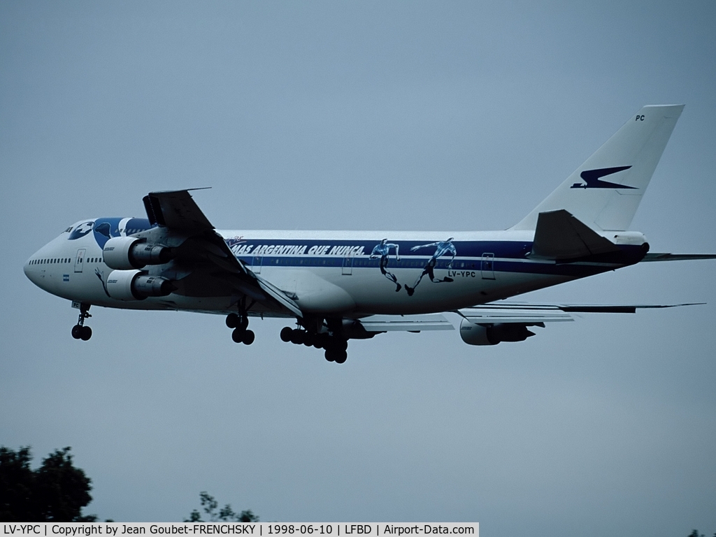 LV-YPC, 1980 Boeing 747-212B C/N 21938, 