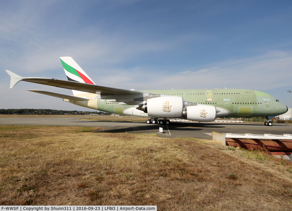 F-WWSF, 2016 Airbus A380-842 C/N 229, C/n 0229 - For Emirates