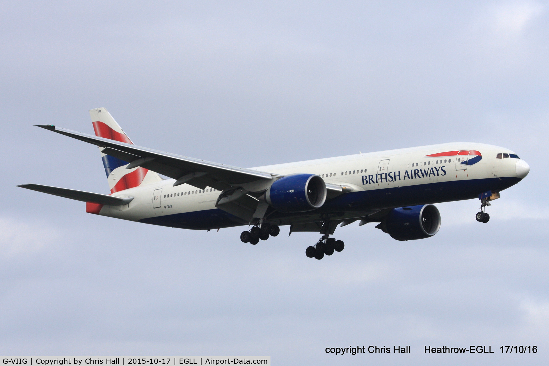 G-VIIG, 1997 Boeing 777-236/ER C/N 27489, British Airways