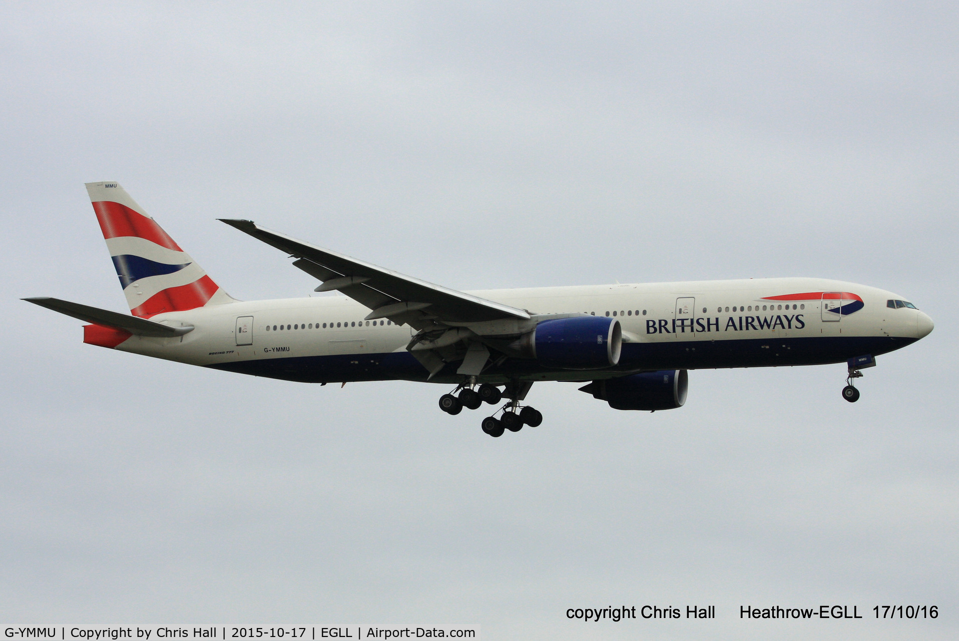 G-YMMU, 2009 Boeing 777-236/ER C/N 36519, British Airways