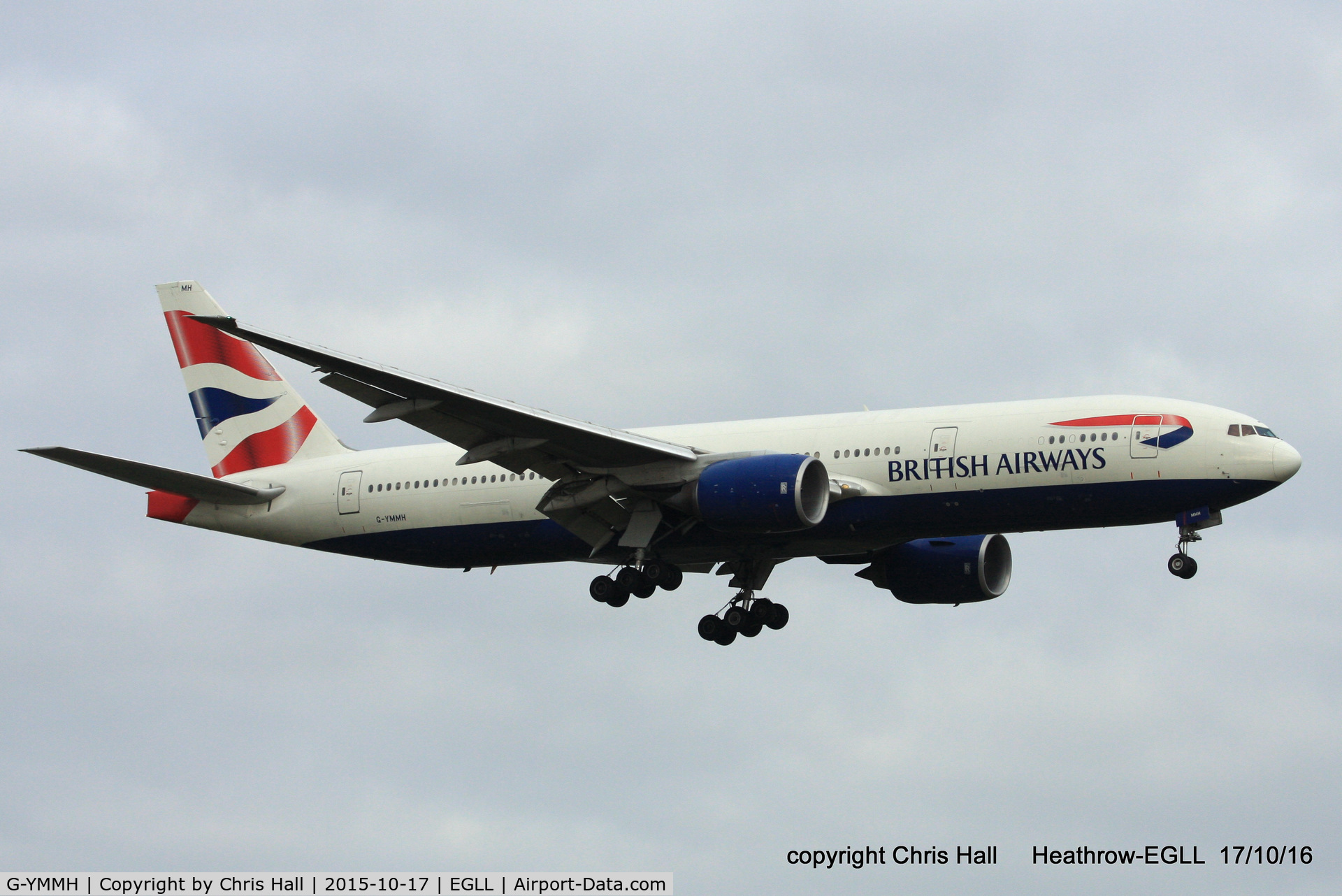 G-YMMH, 2000 Boeing 777-236/ER C/N 30309, British Airways
