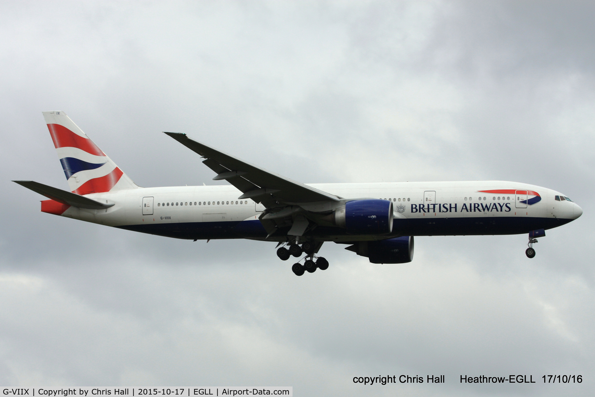 G-VIIX, 1999 Boeing 777-236 C/N 29966, British Airways