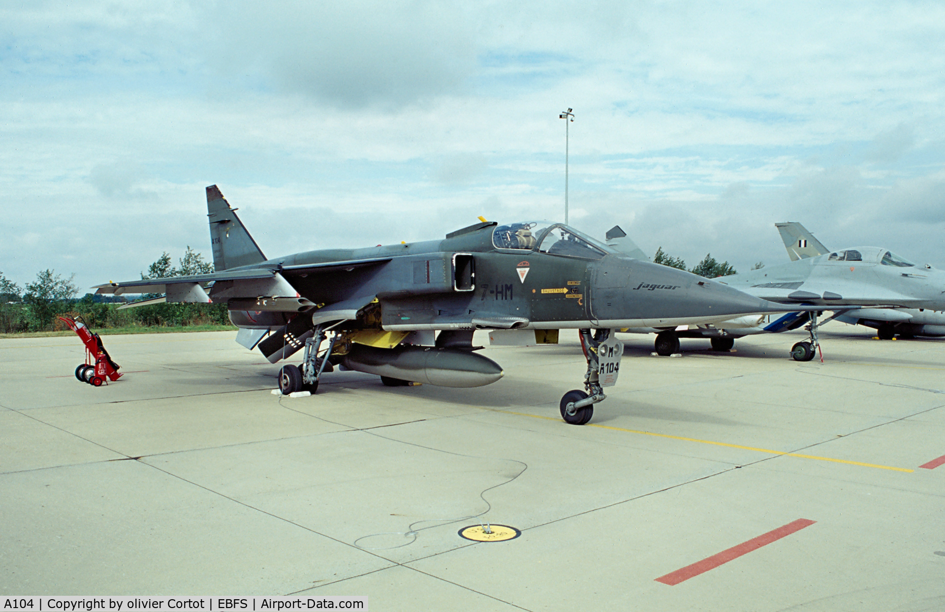 A104, 1978 Sepecat Jaguar A C/N A104, Florennes 2001 airshow