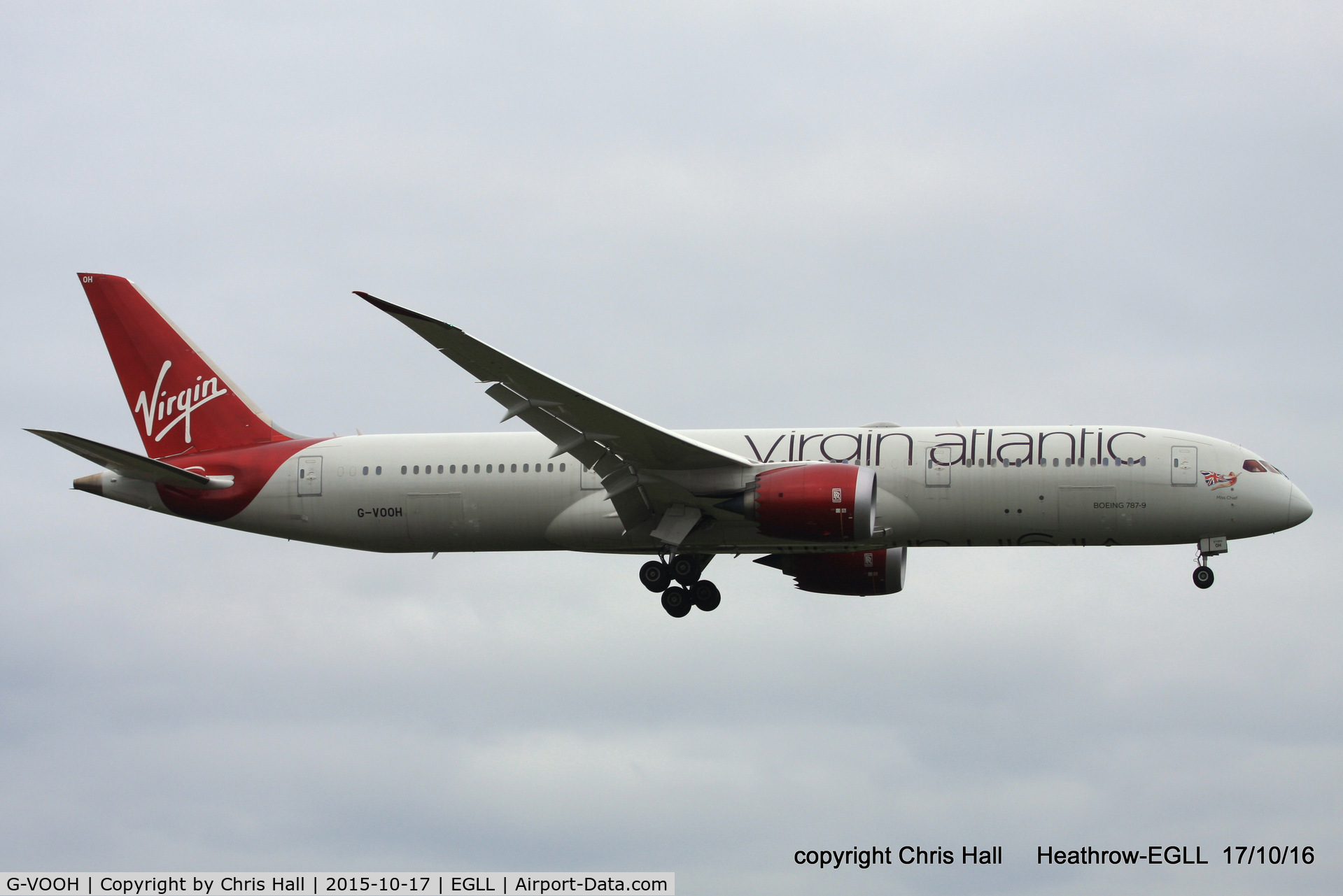 G-VOOH, 2015 Boeing 787-9 Dreamliner Dreamliner C/N 37968, Virgin Atlantic