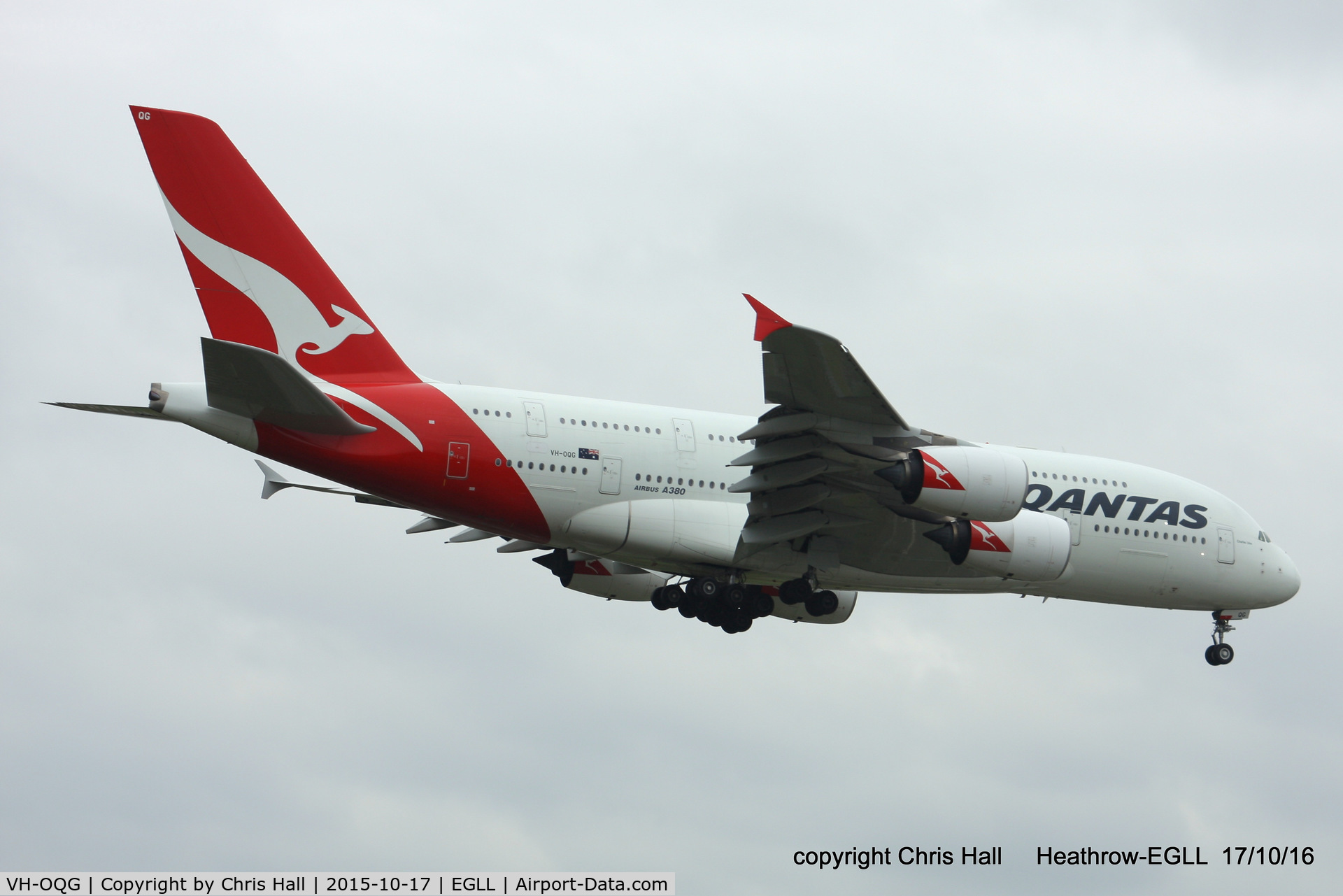 VH-OQG, 2009 Airbus A380-842 C/N 047, Qantas