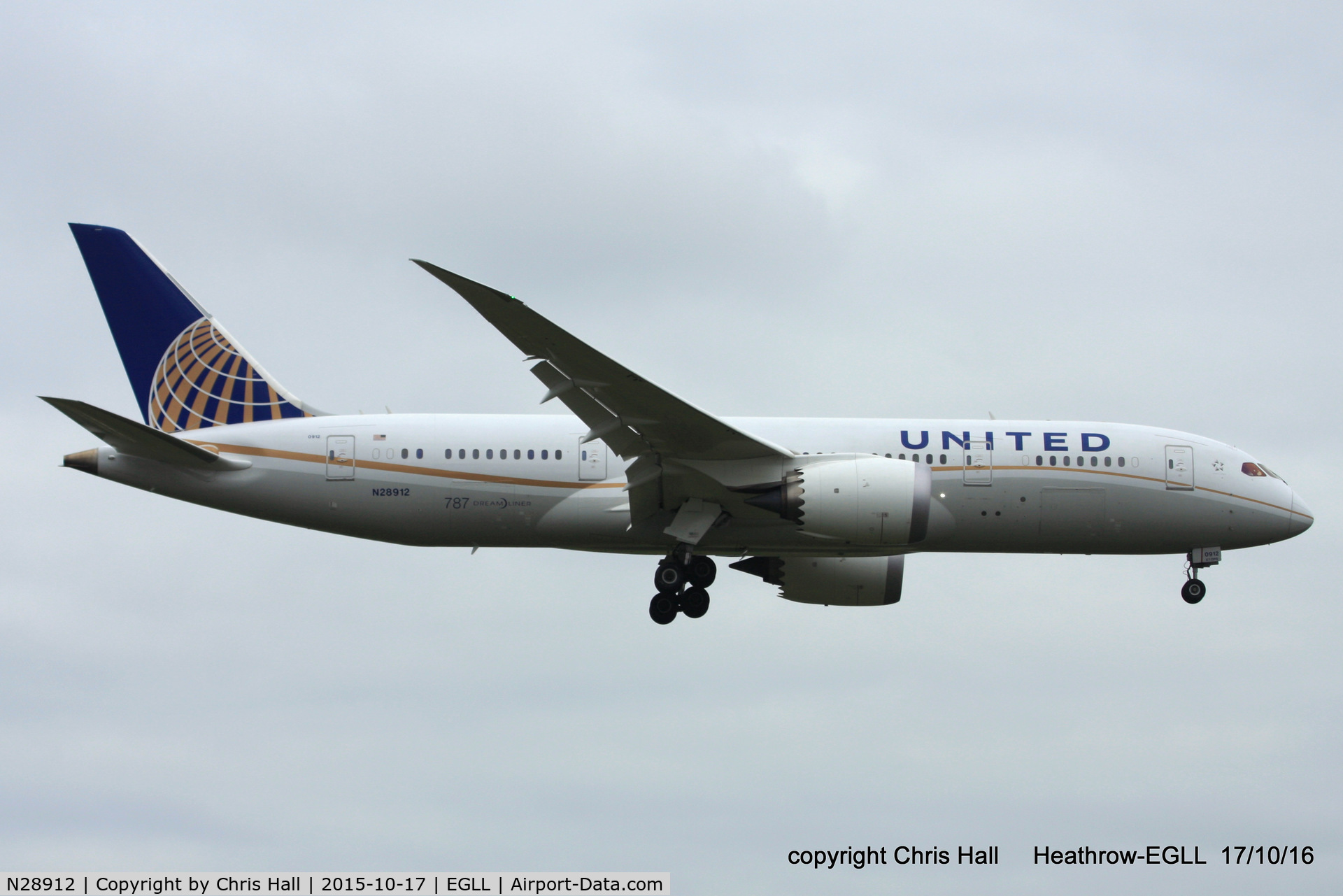 N28912, 2014 Boeing 787-8 Dreamliner C/N 34828, United
