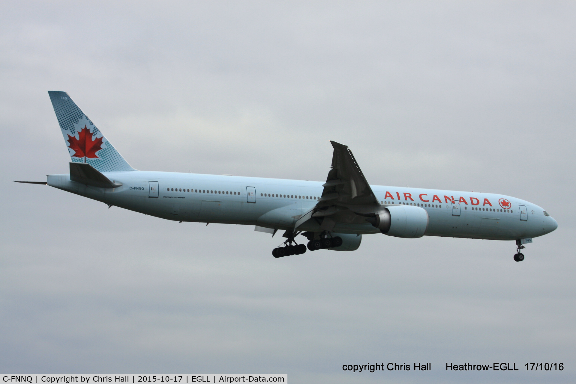 C-FNNQ, 2013 Boeing 777-333/ER C/N 43251, Air Canada