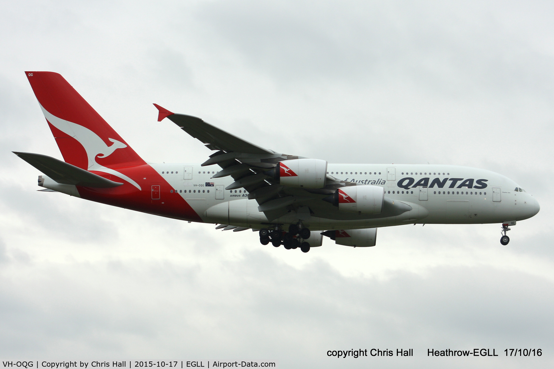 VH-OQG, 2009 Airbus A380-842 C/N 047, Qantas