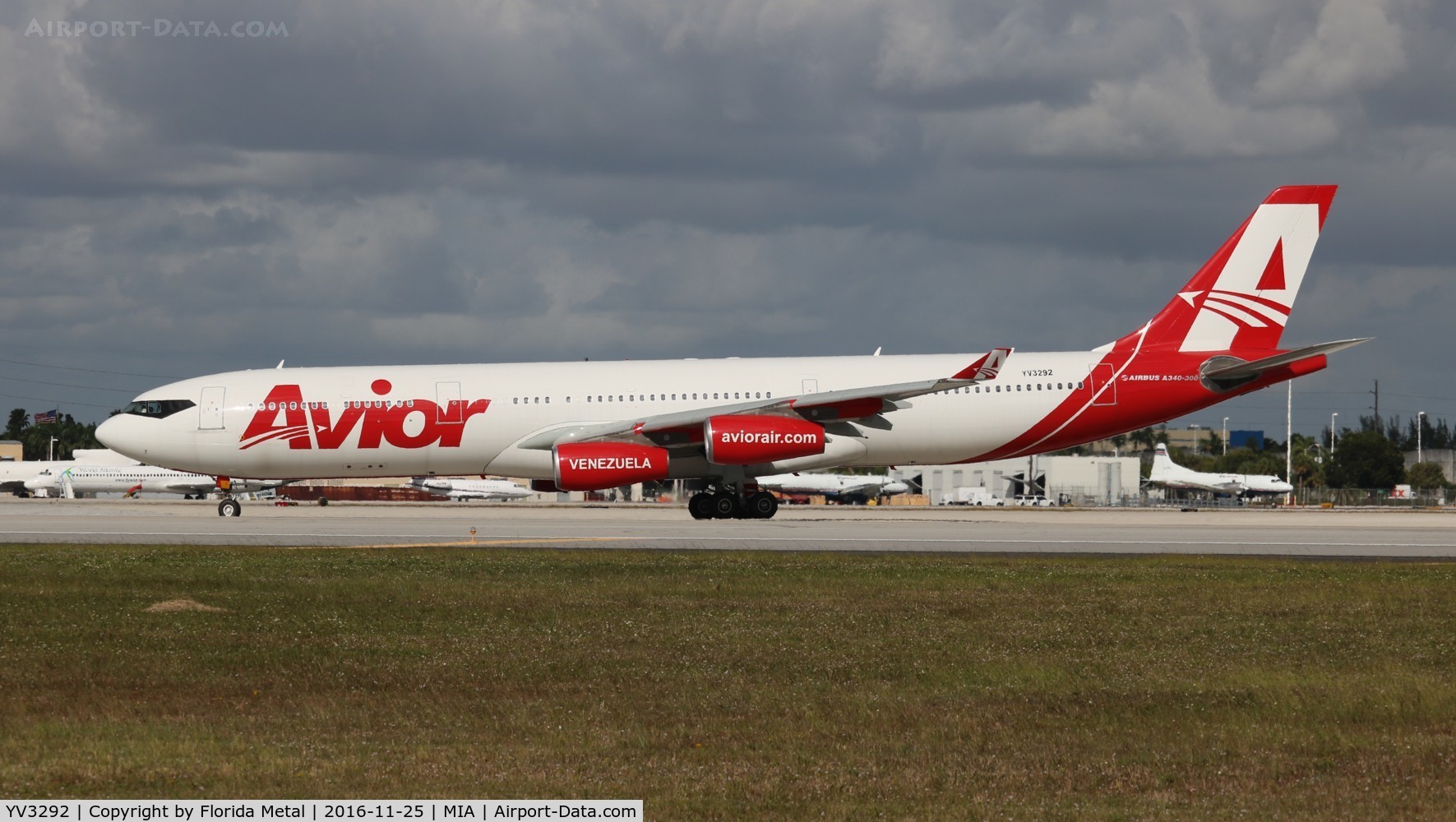 YV3292, 1997 Airbus A340-313 C/N 199, Avior Airlines