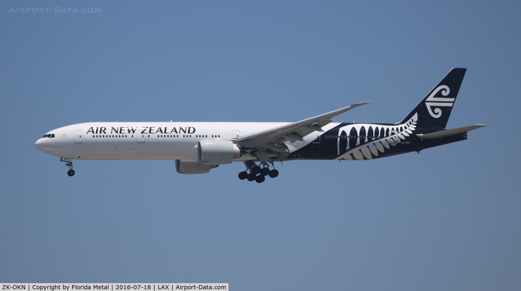 ZK-OKN, 2010 Boeing 777-306/ER C/N 38406, Air New Zealand