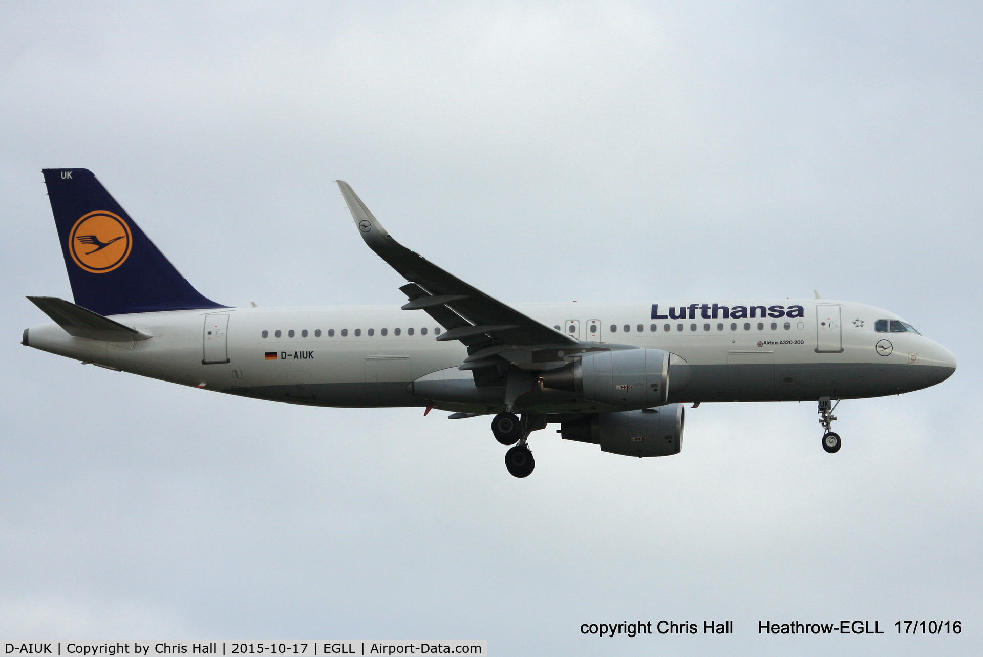 D-AIUK, 2015 Airbus A320-214 C/N 6423, Lufthansa