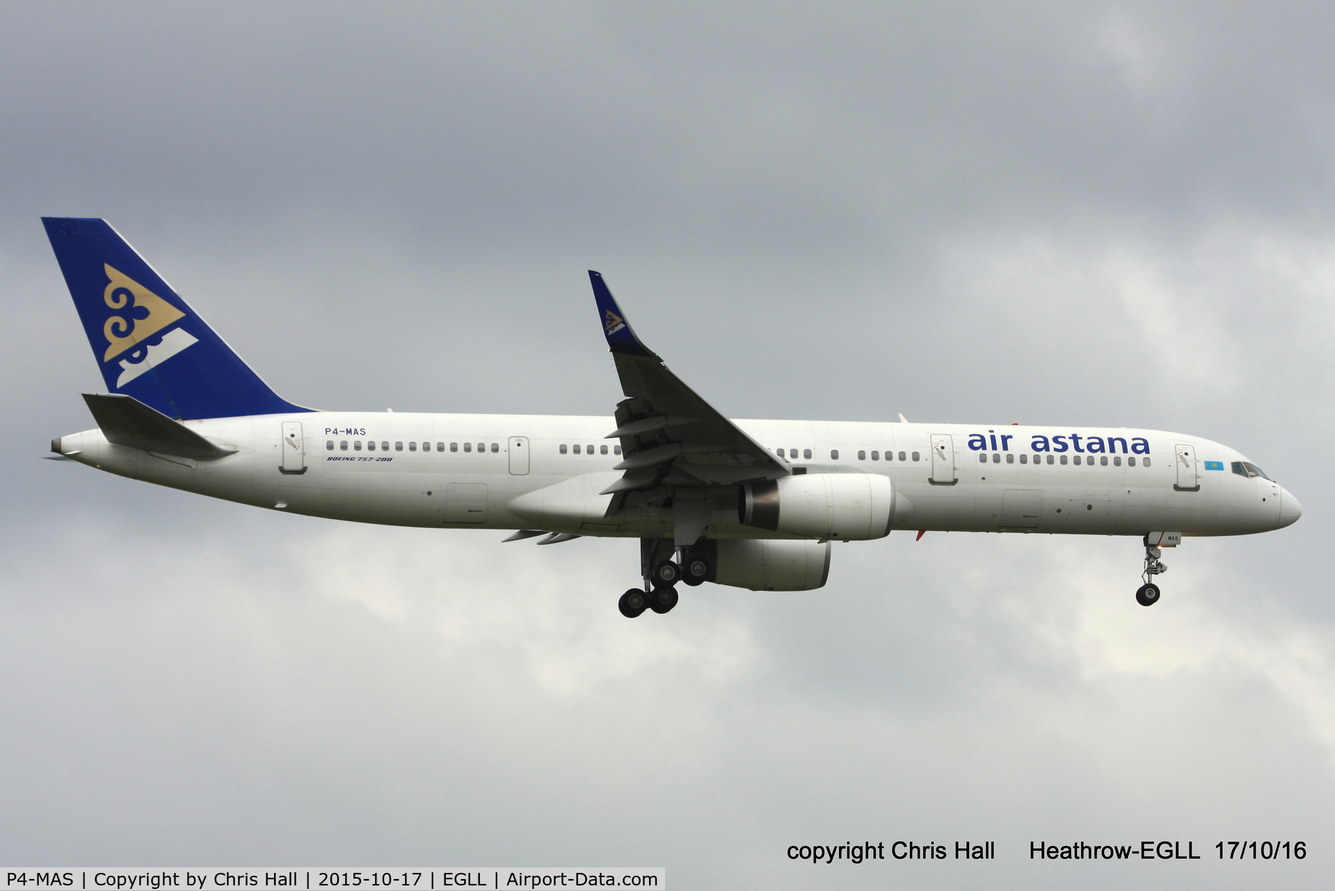 P4-MAS, 1997 Boeing 757-28A C/N 28833, Air Astana