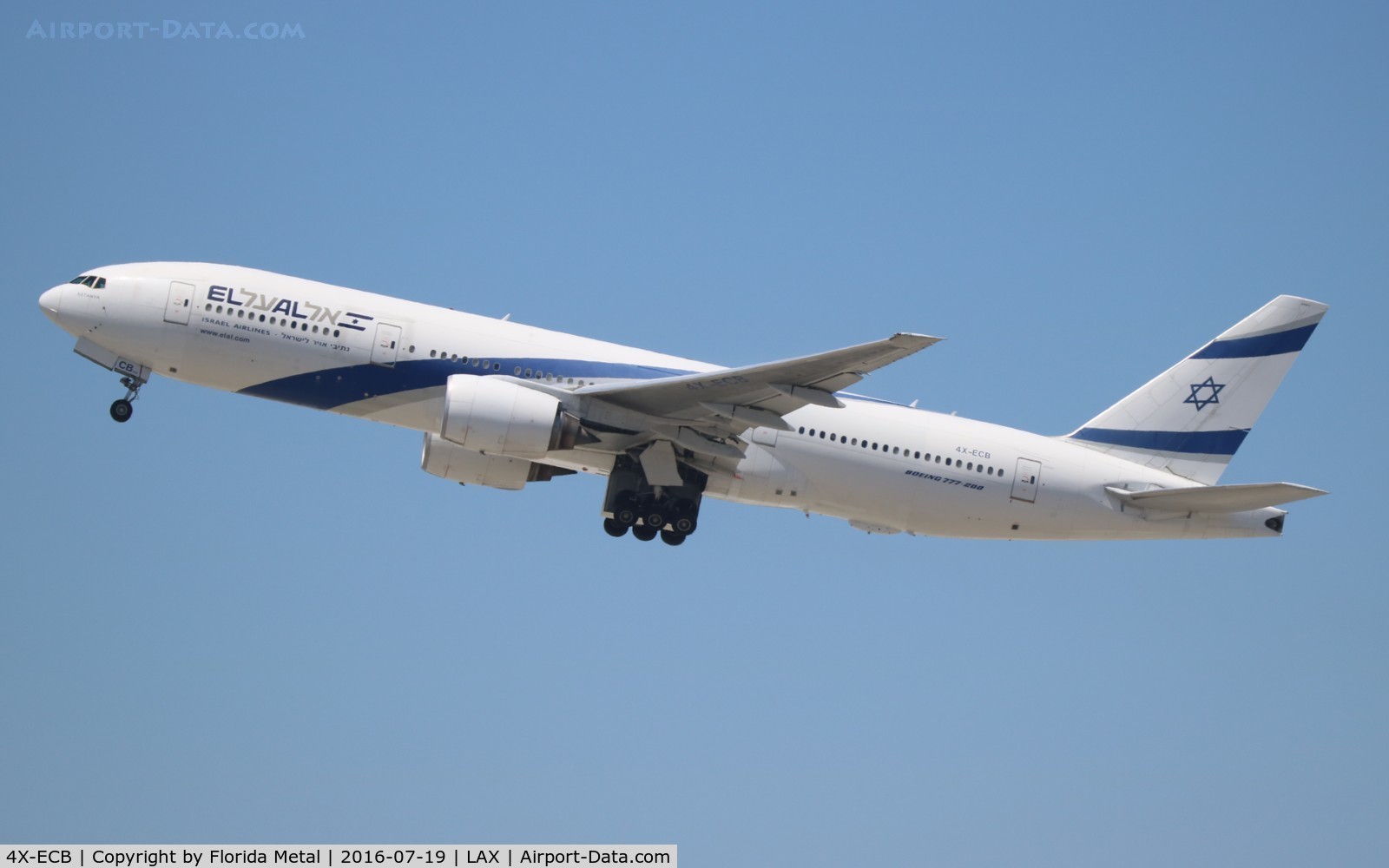 4X-ECB, 2001 Boeing 777-258/ER C/N 30832, El Al Israel