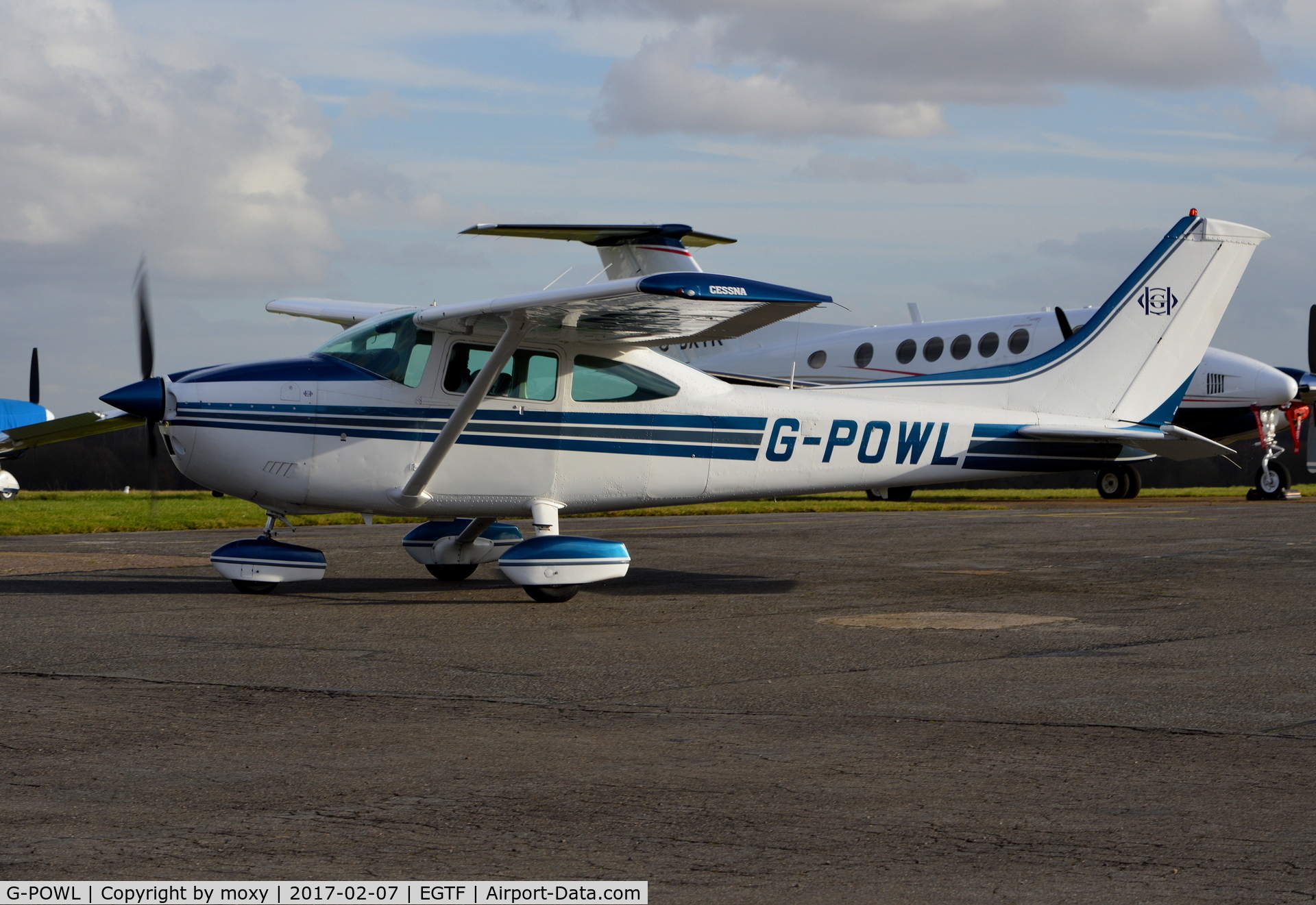 G-POWL, 1982 Cessna 182R Skylane C/N 182-67813, Cessna 182R Skylane at Fairoaks. Ex N9070G