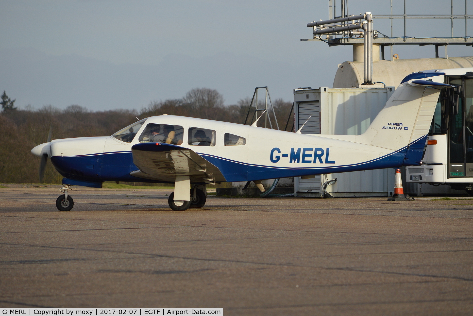 G-MERL, 1979 Piper PA-28RT-201 Arrow IV C/N 28R-7918036, Piper PA-28RT-201 Cherokee Arrow IV at Fairoaks. Ex N2116N