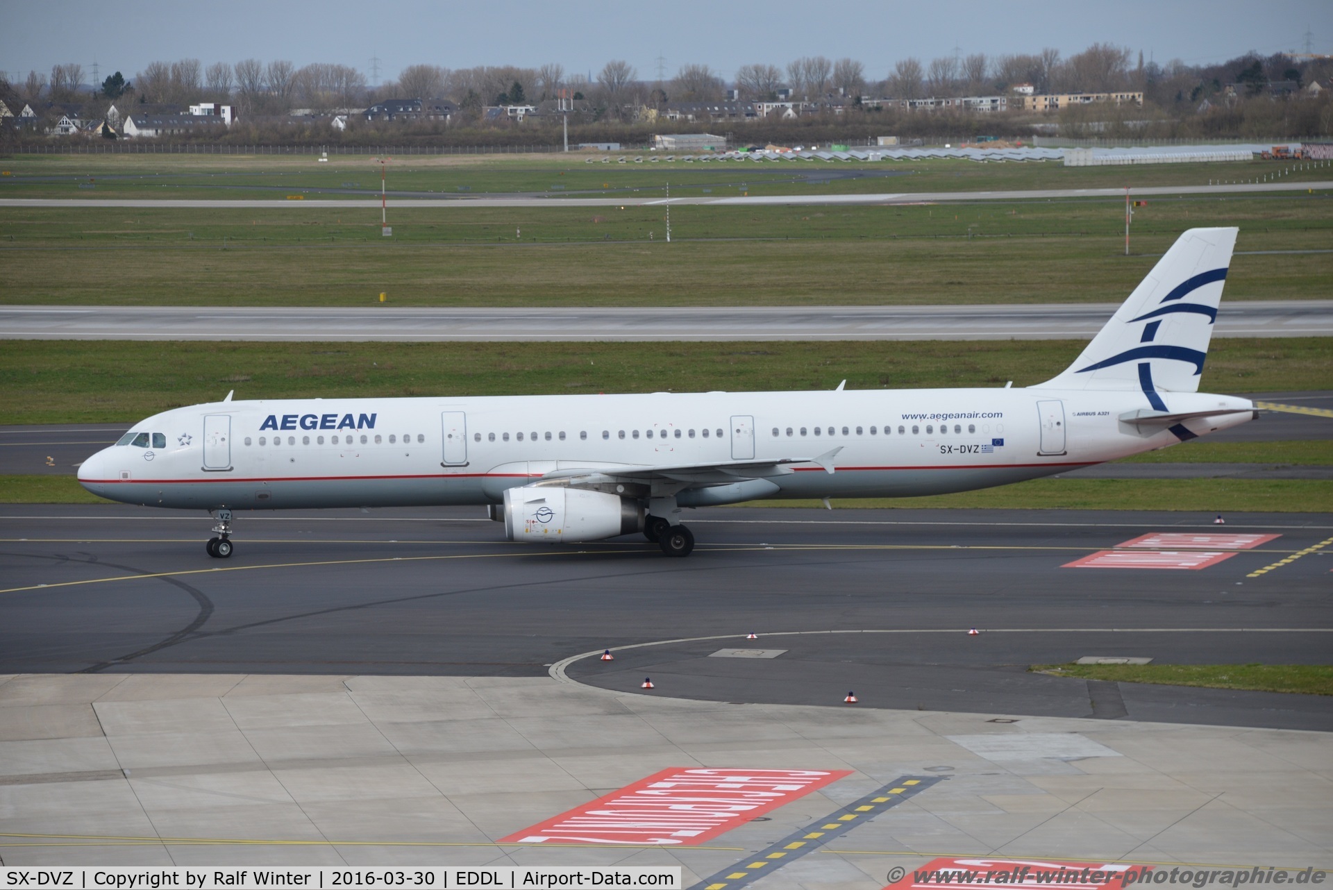 SX-DVZ, 2009 Airbus A321-231 C/N 3820, Airbus A321-231 - A3 AEE Aegeon Airlines - SX-DVZ - 30.03.2016 - DUS