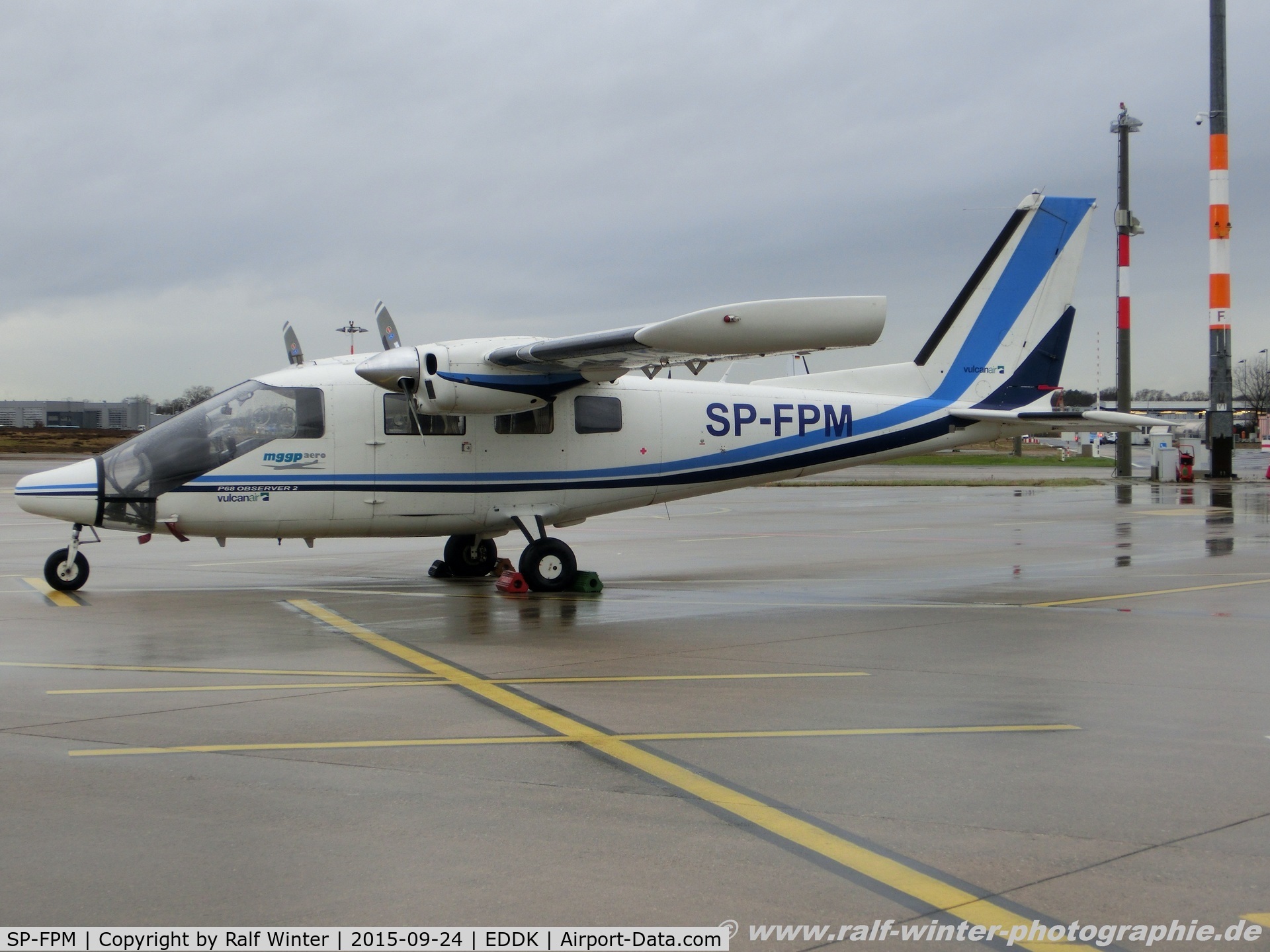 SP-FPM, 2002 Vulcanair P-68 Observer 2 C/N 420-20/OB2, Vulcanair P-68 Observer 2 - MGGP Aero - SP-FPM - 24.09.2015 - CGN