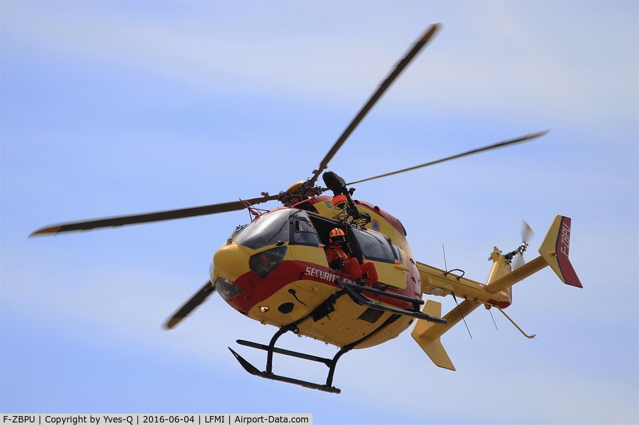 F-ZBPU, 2003 Eurocopter-Kawasaki EC-145 (BK-117C-2) C/N 9045, Eurocopter-Kawasaki EC-145, On display, Istres-Le Tubé Air Base 125 (LFMI-QIE) open day 2016