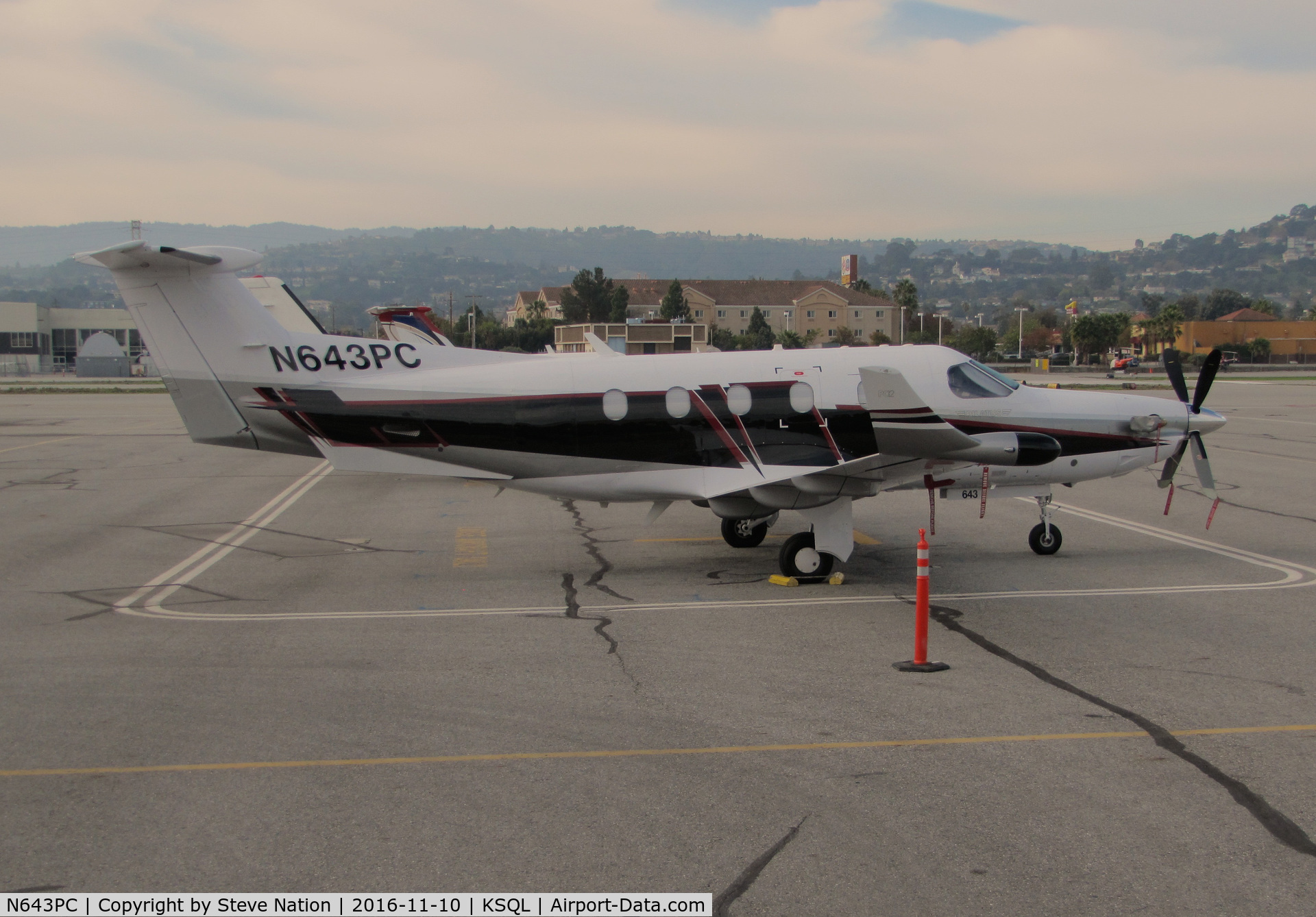 N643PC, 2005 Pilatus PC-12/45 C/N 643, RKI Pilatus LLC (Belmont, CA) 2005 Pilatus PC-12/45 @ San Carlos Airport, CA home base