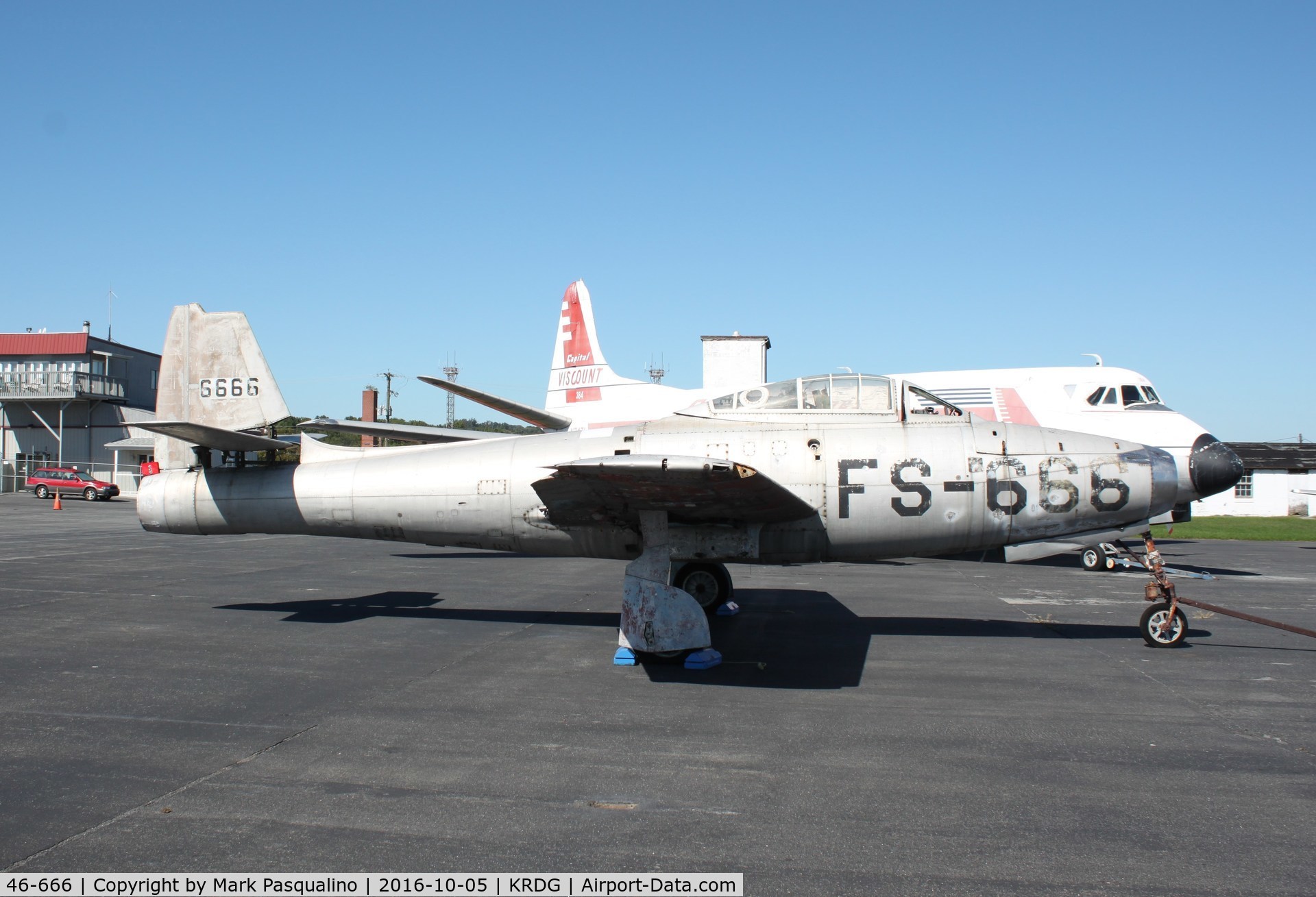 46-666, 1946 Republic P-84B Thunderjet C/N 219, Republic F-84B