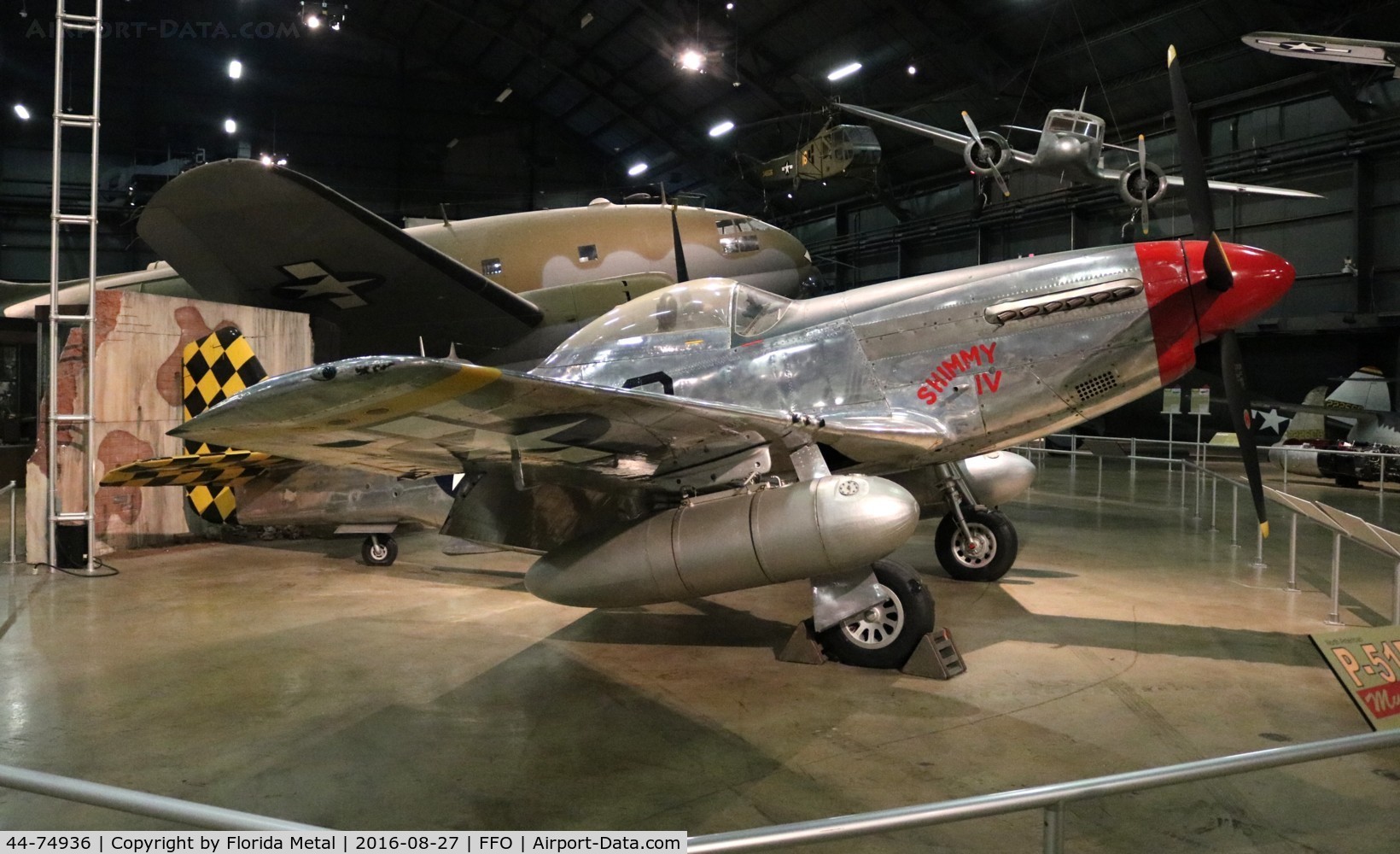 44-74936, 1944 North American P-51D-30-NA Mustang C/N 122-41476, Shimmy IV