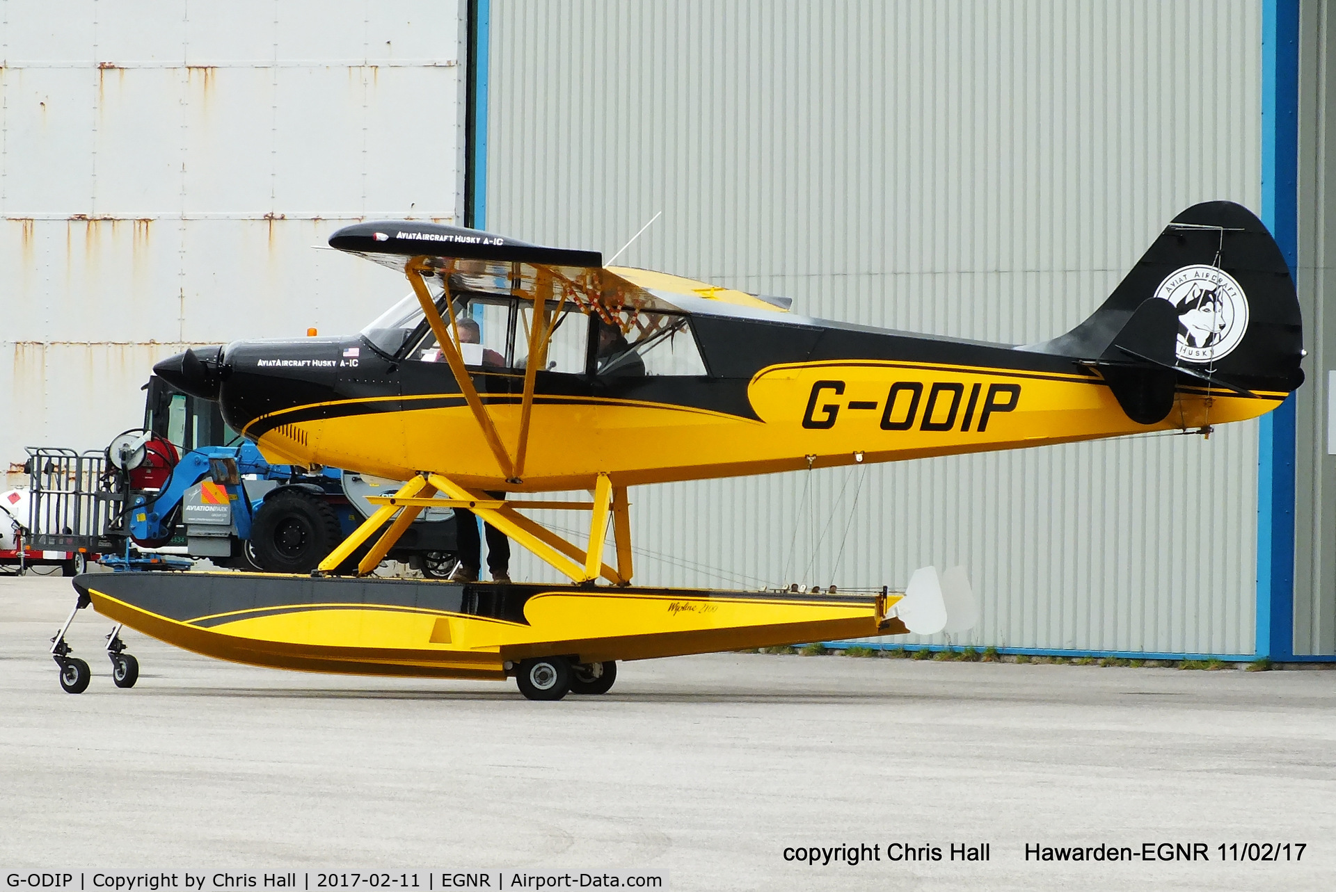 G-ODIP, 2015 Aviat A-1C-180 Husky C/N 3247, at Hawarden