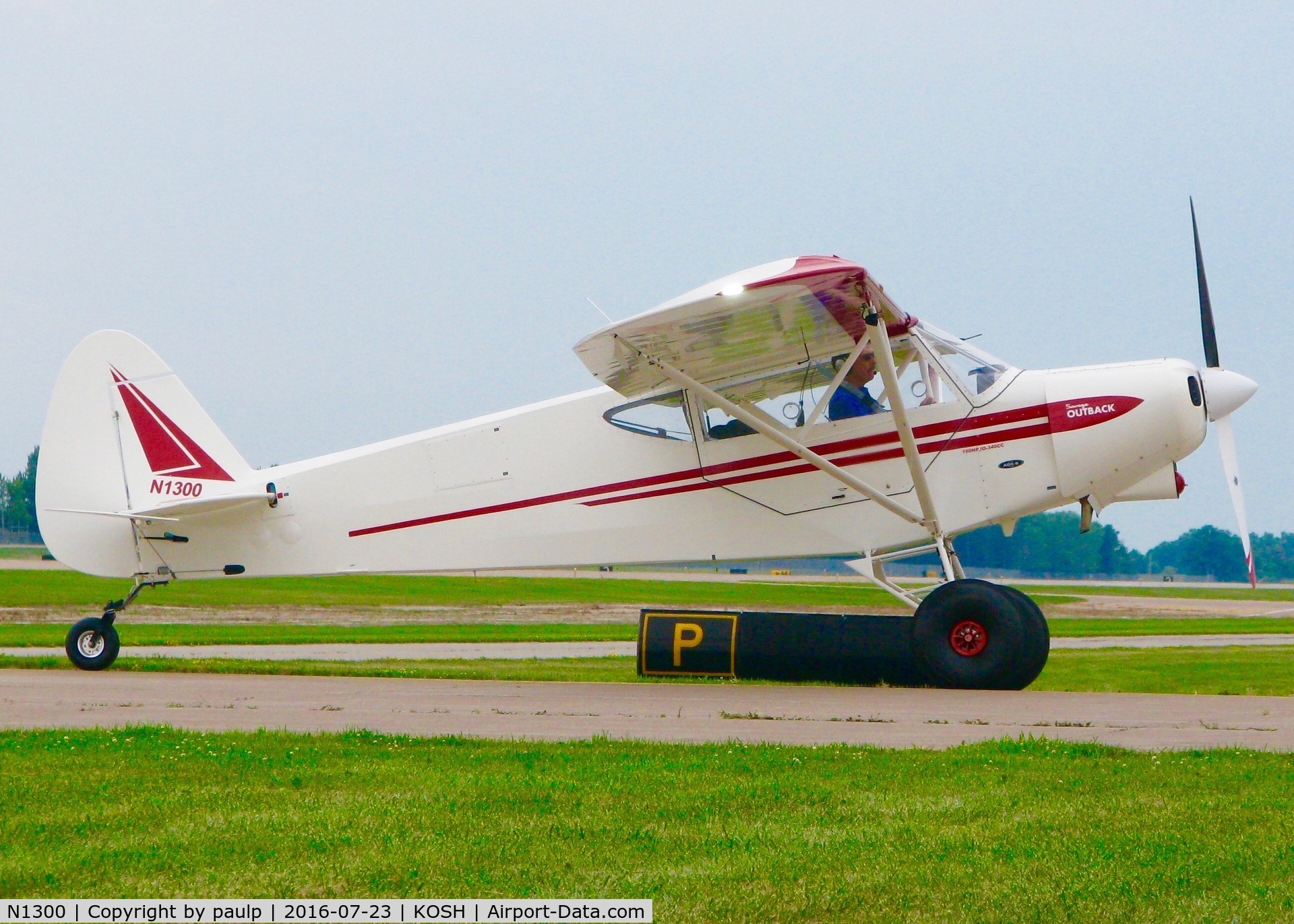 N1300, 2015 Zlin Savage Cub-S C/N 0307, At Oshkosh.