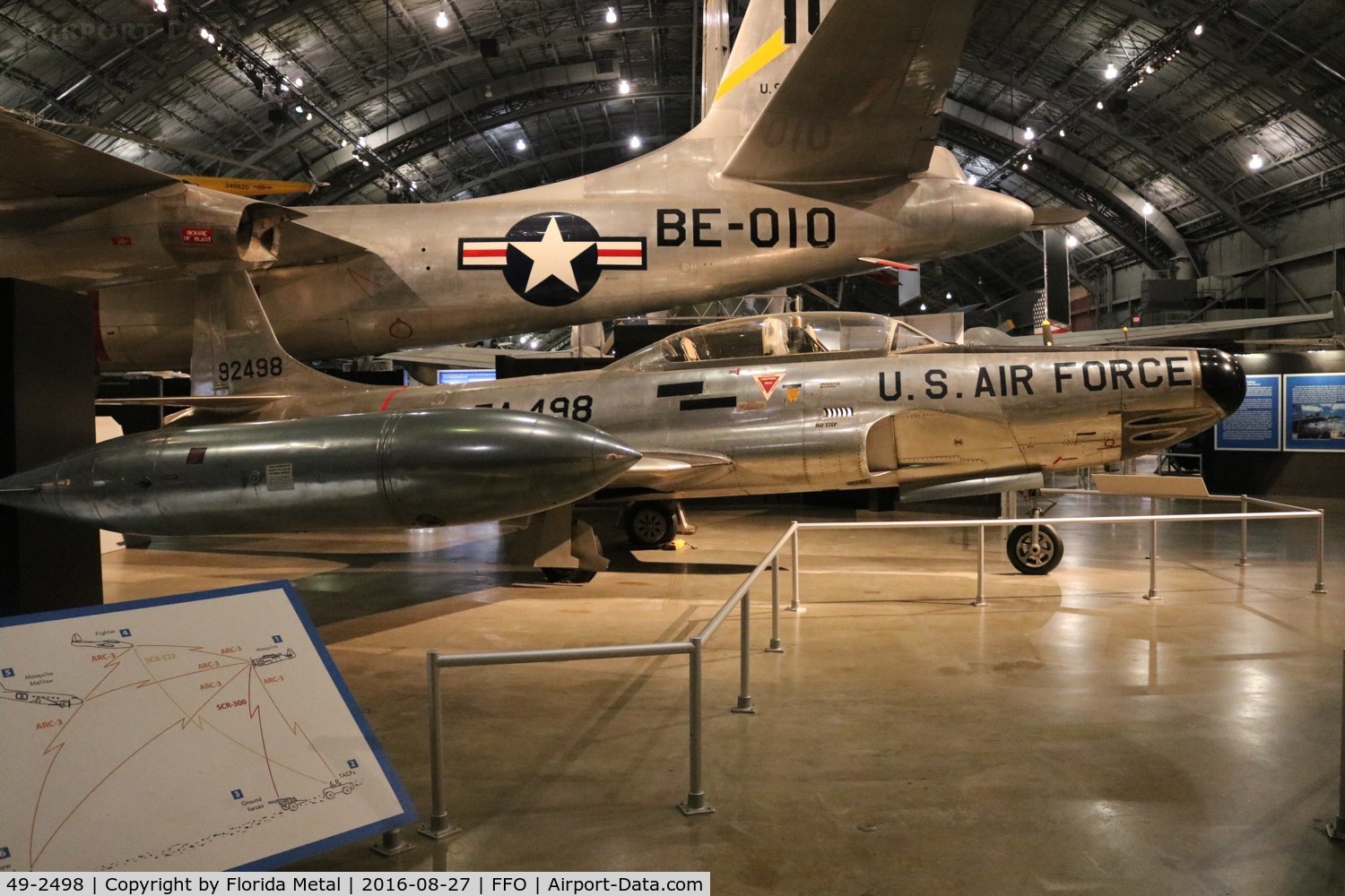 49-2498, 1949 Lockheed F-94A-5-LO Starfire C/N 780-7020, F-94A