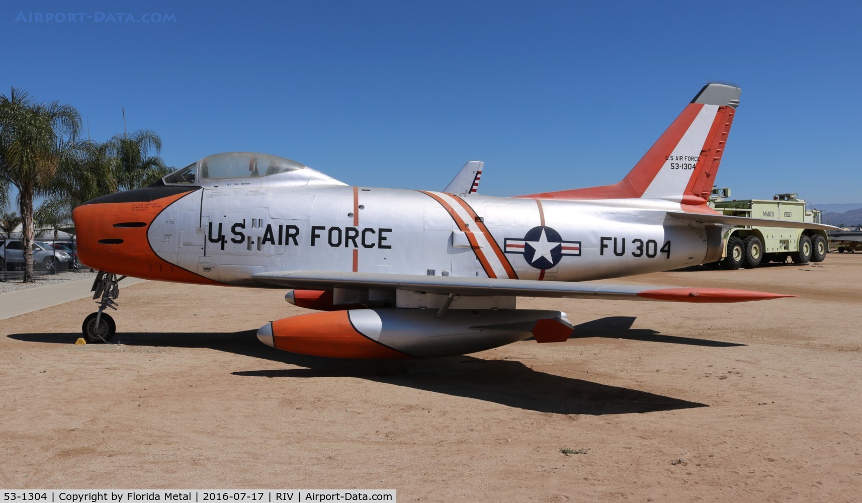 53-1304, 1955 North American F-86H Sabre C/N 203-76, F-86H