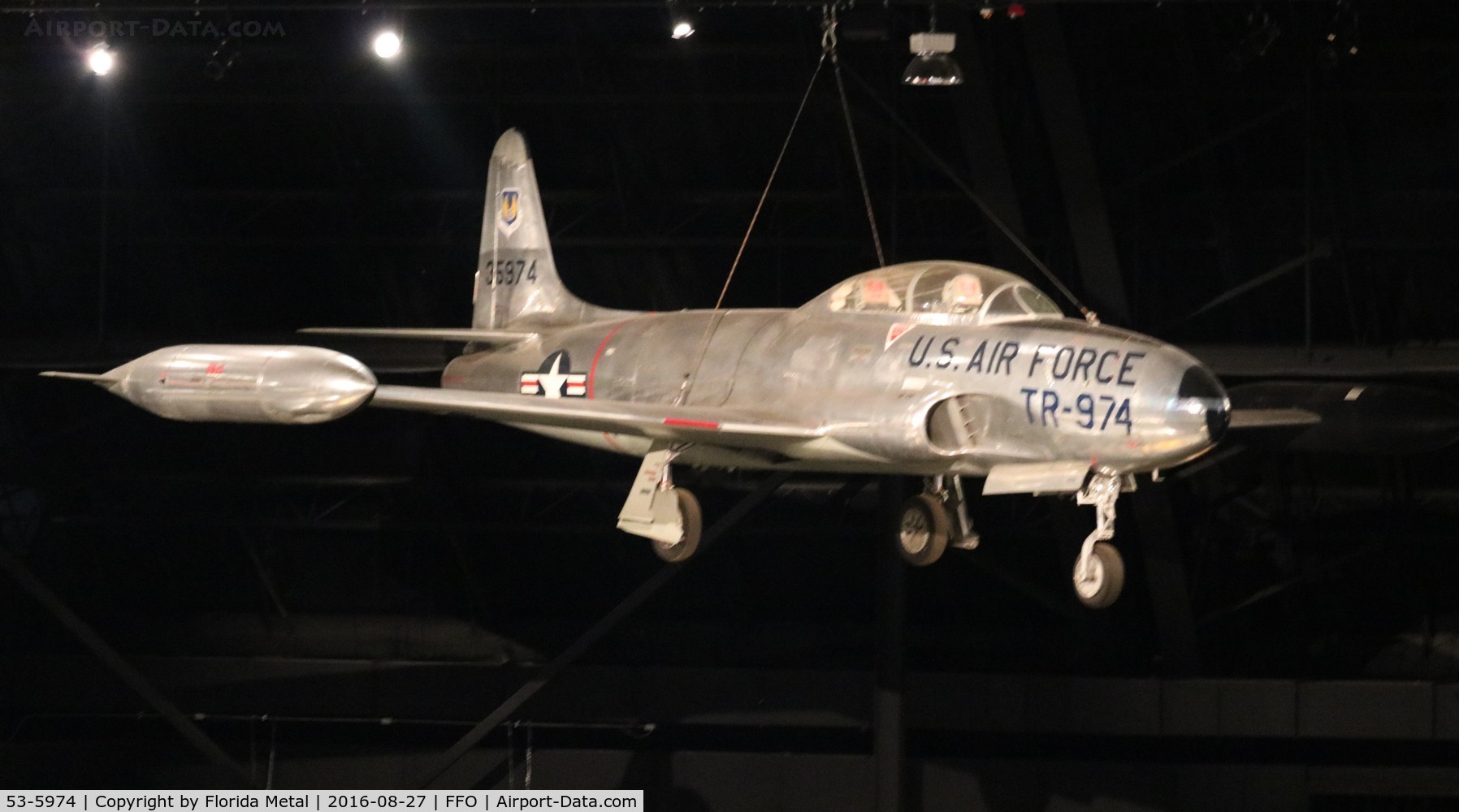53-5974, 1953 Lockheed T-33A-5-LO Shooting Star C/N 580-9456, T-33A