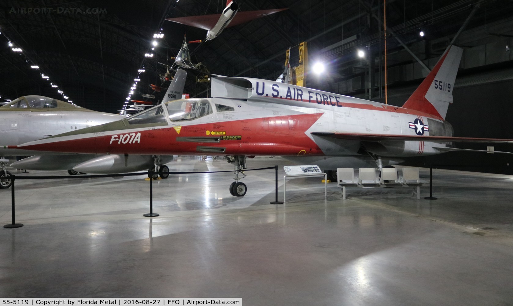55-5119, 1955 North American F-107A C/N 212-2, F-107A