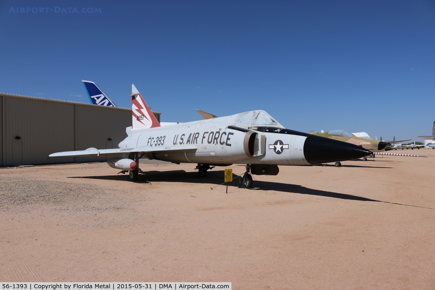 56-1393, 1956 Convair F-102A Delta Dagger C/N 8-10-340, F-102A