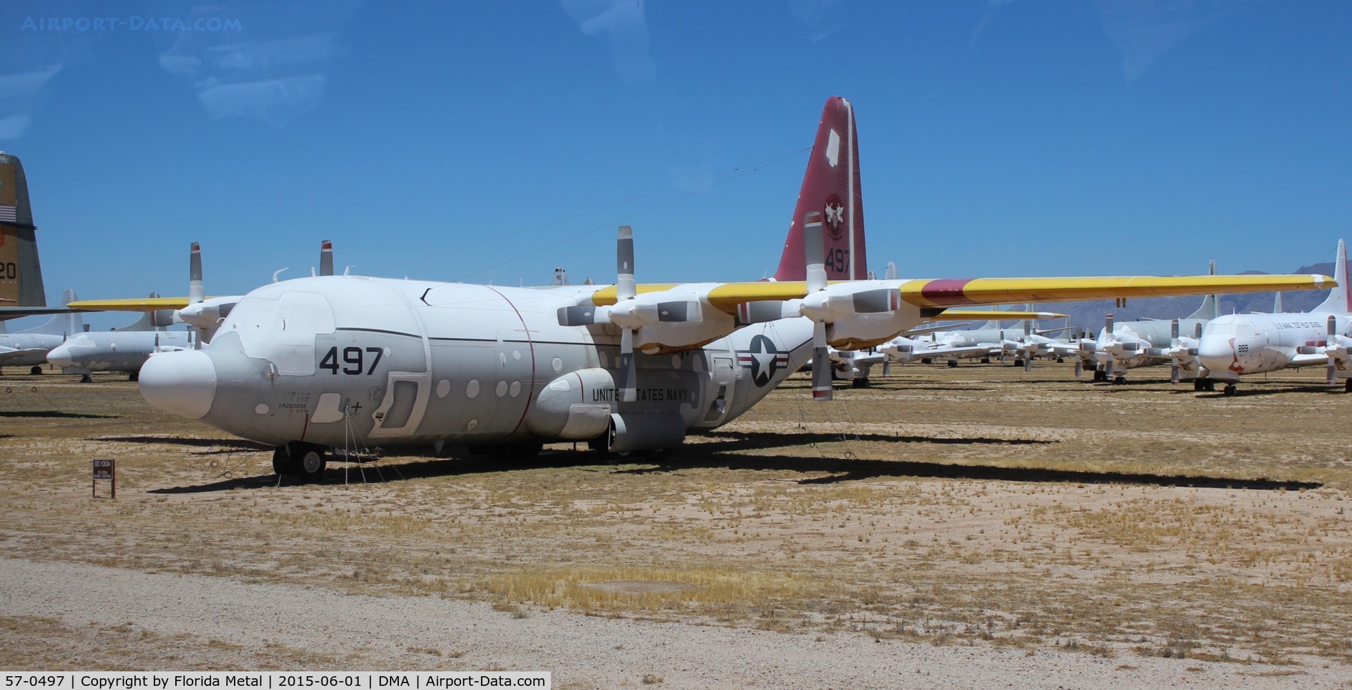57-0497, 1957 Lockheed DC-130A Hercules C/N 182-3204, DC-130A