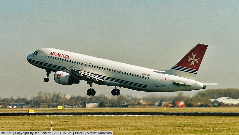 9H-ABP, 1990 Airbus A320-211 C/N 112, Schiphol Amsterdam