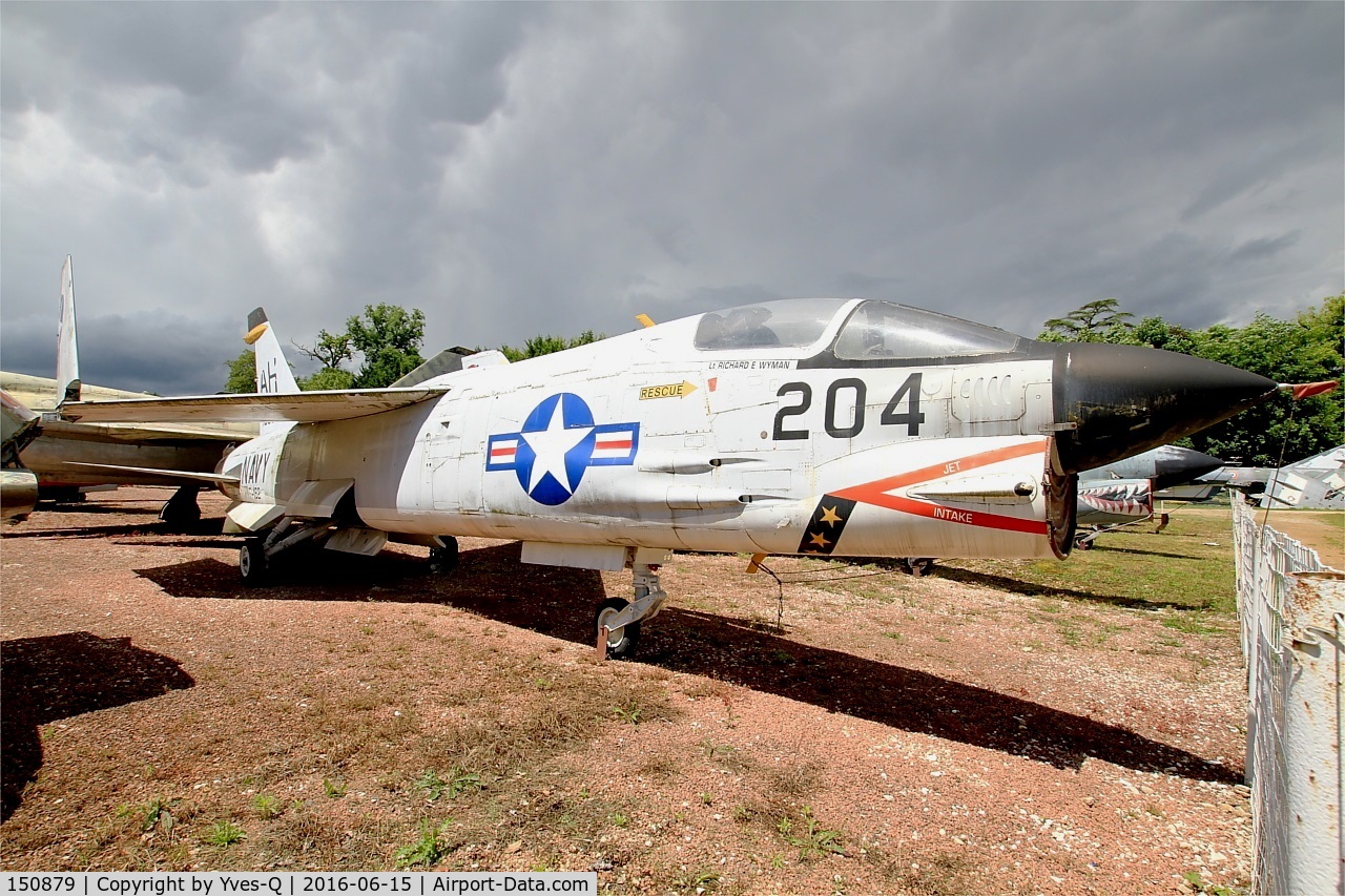 150879, Vought F-8E(FN) Crusader C/N 1202, Vought F-8E(FN), Preserved at Savigny-Les Beaune Museum